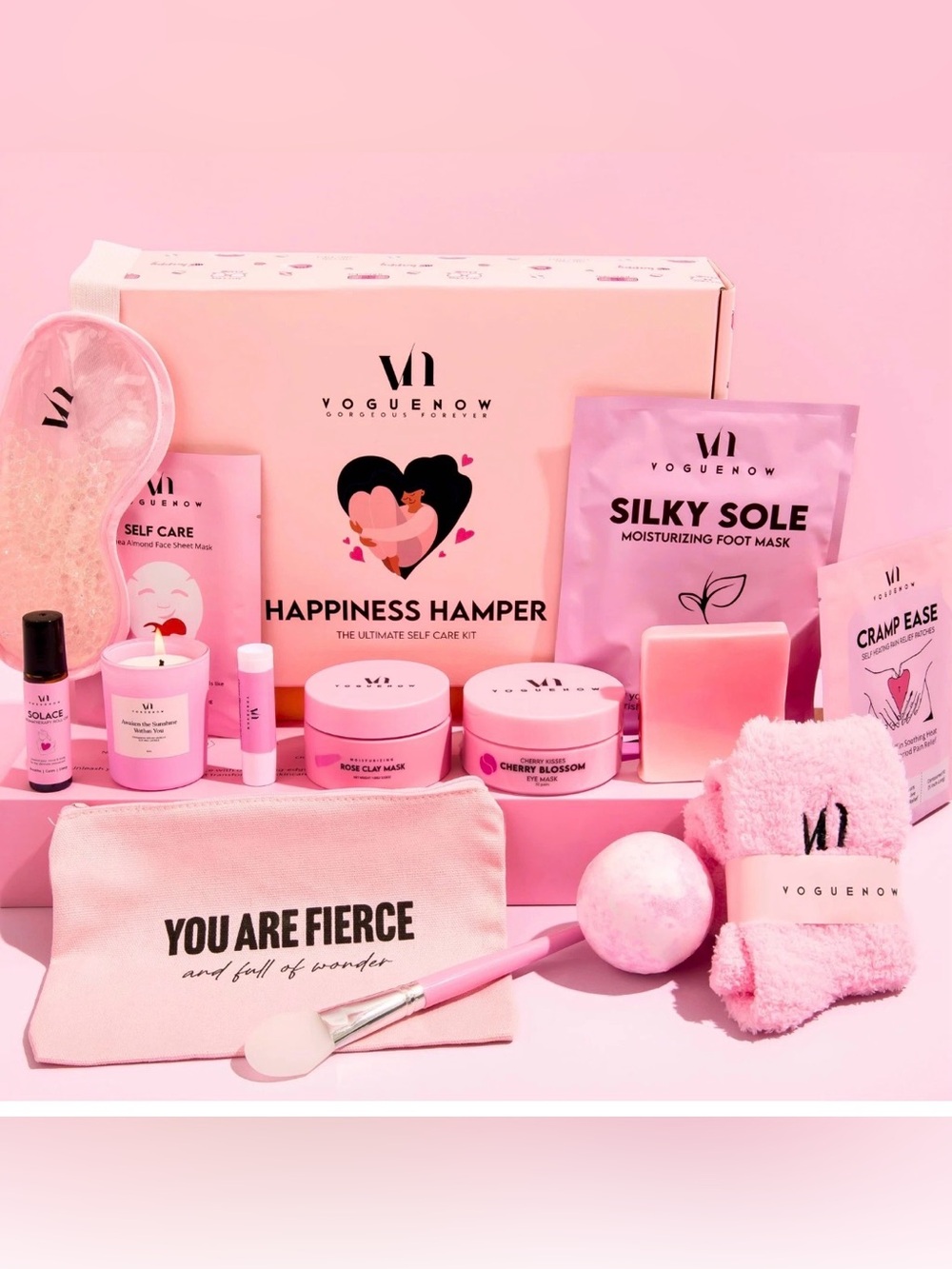 Vogue Now Happiness Hamper Self-Care Spa Kit (20 Pieces)